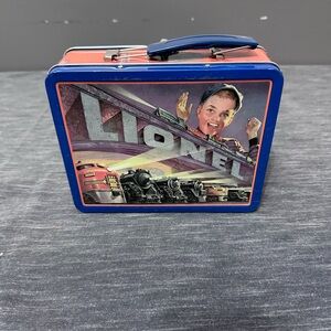 Lionel Train small metal Lunch Box. nice 1998 Series